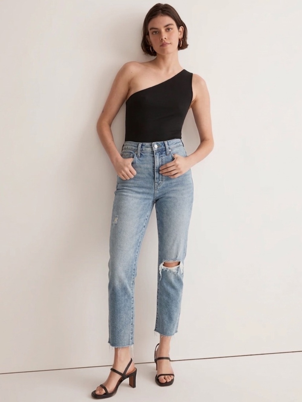 Madewell The Petite Perfect Vintage Straight Jean Sz. 25P | Coffey Wash